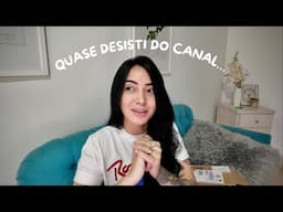 EU IA DESISTIR DO YOUTUBE… mas a ficha caiu