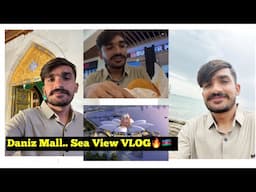Daniz Mall And Sea Amazing View in Baku Azerbaijan 🇦🇿 VLOG