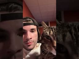 This Cat and His Owner are Perfectly In-Sync! (@freakinpacketyo)
