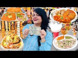 Rs 1000 Street Food Challenge | Chandigarh Food Challenge