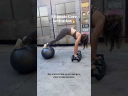 Get a Helm Push Up Bar receive the Exercise Ball FREE! #bogo #bosu #upperbody #pushups