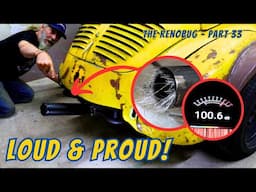 Building Custom Exhaust Muffler & testing the noise levels!