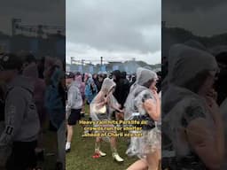Heavy rain hits Parklife as crowds run for shelter ahead of Charli xcx set