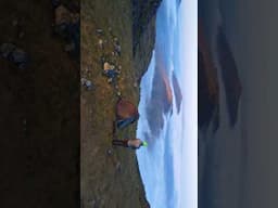 Wild camping above the clouds. Full video is on my channel 😎 #wildcamping #hiking #mountains