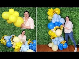 Quick Freestanding Organic Balloon Column for Beginners!