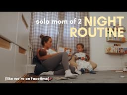 how I do our BEDTIME ROUTINE with 2 kids and solo!