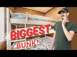 I Built a Queen-Size Bunk Bed in My Tiny House — INSANE Space-Saving Hack!