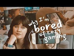I'm bored of cozy gaming... | cozy silent vlog & life update ❄️