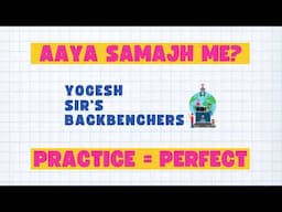 10th Algebra Maharashtra Board Exam Maths Paper Solution Live Stream by Yogesh Sir's Backbenchers