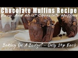 Chocolate Muffins Recipe - Easy Chocolate Muffins - Only 24p Each