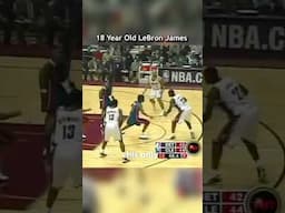 18 Year Old LeBron James vs Pistons 🔥