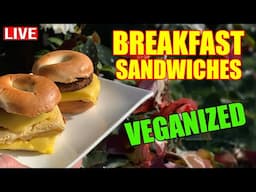 Bagel Breakfast Sandwich - VEGANIZED!