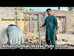 Alhamdulillah Water Pum Install Kar Rahy Hn || Pakistan Village Life Vlogs