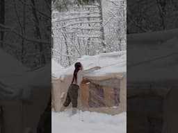 선 넘은 폭설 ! 하필 , 이런 날에 왜 에어텐트를 2개 쳤을까... 3일 동안 고립 캠핑 #폭설캠핑 #솔로캠핑 #에어텐트
