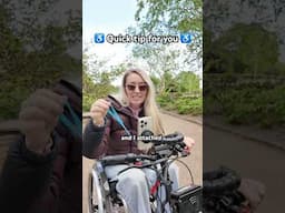 ♿️ QUICK TIP TUESDAY: wheelchair users, this $2 camera strap could save your phone