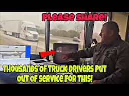 Thousands Of Truck Drivers Put Out Of Service For This! DOT Officer Exposes Weigh Station Practices!