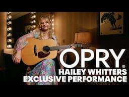 Hailey Whitters Exclusive Acoustic Performance of "Prodigal Daughter" | Opry Backstage