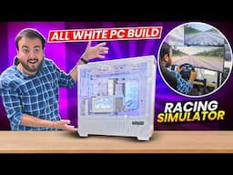 All White PC Build and Racing Simulator - ANTEC at Computex 2025