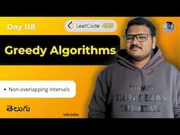 Non-Overlapping Intervals Telugu | Greedy + Sorting | Leetcode 435 Explained | srkcodes