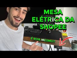 Mesa Elétrica da Shopee de R$1000 - VALE A PENA MESMO? 💸