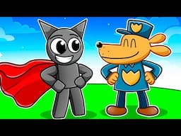 Gray & DOG MAN save the WORLD! in Roblox