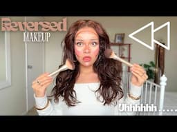 REVERSED MAKEUP TREND…. (not what I was expecting)
