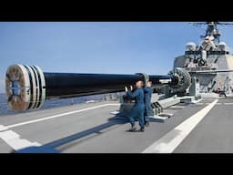 US Testing Monstrously Powerful Rail Gun Firing at Mach 7