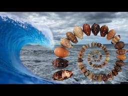Huge growth shell collection! Finding big cowry seashells at Australian beaches!