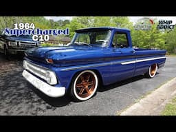 $200k 1965 Chevrolet C10 Truck Supercharged LS, Bronze Forgiatos with Whitewalls! By Kaotic Speed