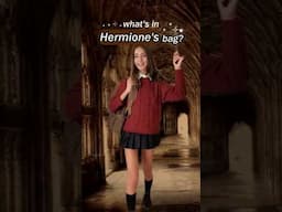 what's in Hermione's bag? 🏰⚡️ #harrypotter #gootium #ad
