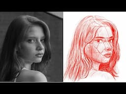 Draw Along with Me | How to Draw a Beautiful Girl