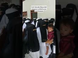 SANTRI ALMANFIQ SUMENEP#shorts #viral #terbaru #2023 #wanitabercadar #niqab