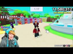 KreekCraft Speedruns Roblox Bubble Gum Simulator INFINITY