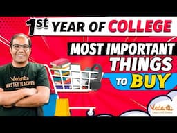 Shopping To Do in First Year of College | Most Important Things to Buy | Vinay Shur Sir