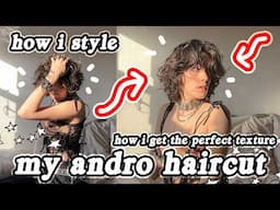 my perfected androgynous hair routine 💆🏻 (haircut details, styling routine, and favorite products!!)
