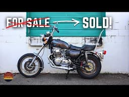 The Old School CB750 Chopper Is SOLD!  But First....New Exhaust!