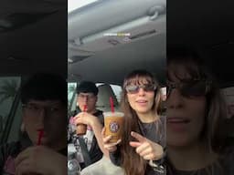 Trying 7Brew Iced Coffee + best drive thru coffee orders #coffee #ditl #springdiaries
