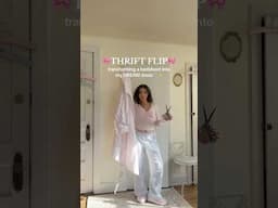 transforming a bedsheet into my DREAM DRESS! #thriftflip #sewing #aesthetic #sewingtutorial
