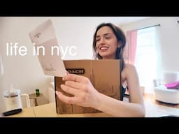a spring day living alone in nyc 🧘🏼‍♀️