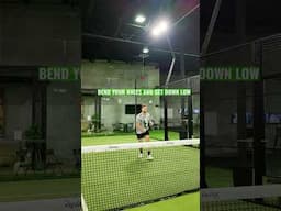 You have to do this when hitting a low volley 🎾⬇️