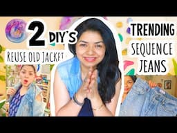 Do not miss -✨ 2 WOW 💫 Ideas from Old Jeans or Demin / old Jacket Reuse Idea / no cost diy