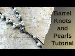 How to Make a Timeless Leather & Freshwater Pearl Necklace | Easy DIY Jewelry Tutorial