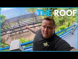 Bar roof and other updates on the resort build