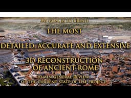Ancient Rome in 3D - 10 min fly over City with captions