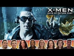 Reactors Reactions to QUICKSILVER BREAKING OUT MAGNETO | X-Men: Days of Future Past