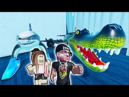 หนีเหล่ามีม BrainRots กับจุ๊บแจง l Bombordiro Crocodilo Prison Run Obby Escape