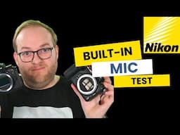 How Good are Nikon's Internal Microphones? Z6II vs Z6III vs Z8 Audio Test