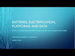 NYU Faculty Insights Batteries Electrification and Data