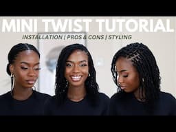 TWO SIMPLE & EASY WAYS TO INSTAL MINI TWISTS + SIMPLE WAYS TO STYLE MINI TWIST