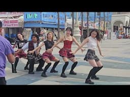 L.A. students dance group "Spade A Dance" rehearsing in Venice.
